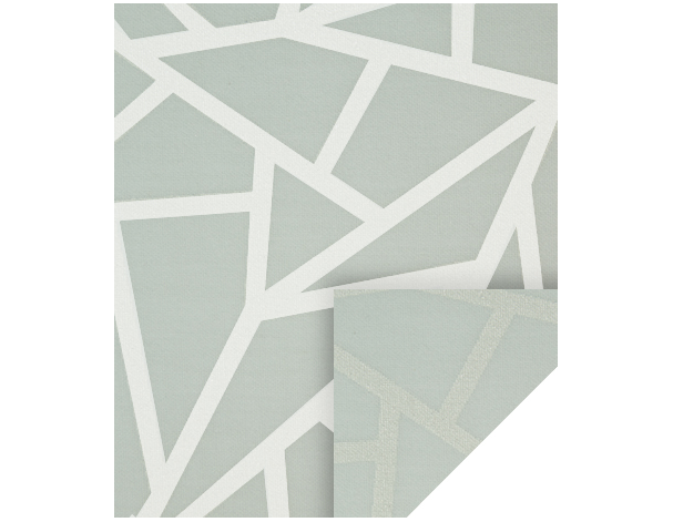 Designrollo Capri šedá s potiskem - designové stínění