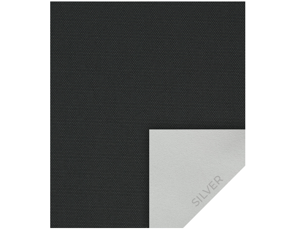 Designrollo stříbrná zatemňující Madagaskar tmavě šedá