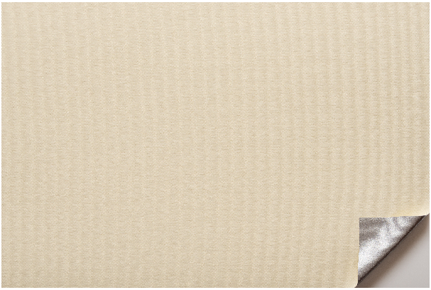 Designrollo termo blackout Madagaskar Silver světle žlutá